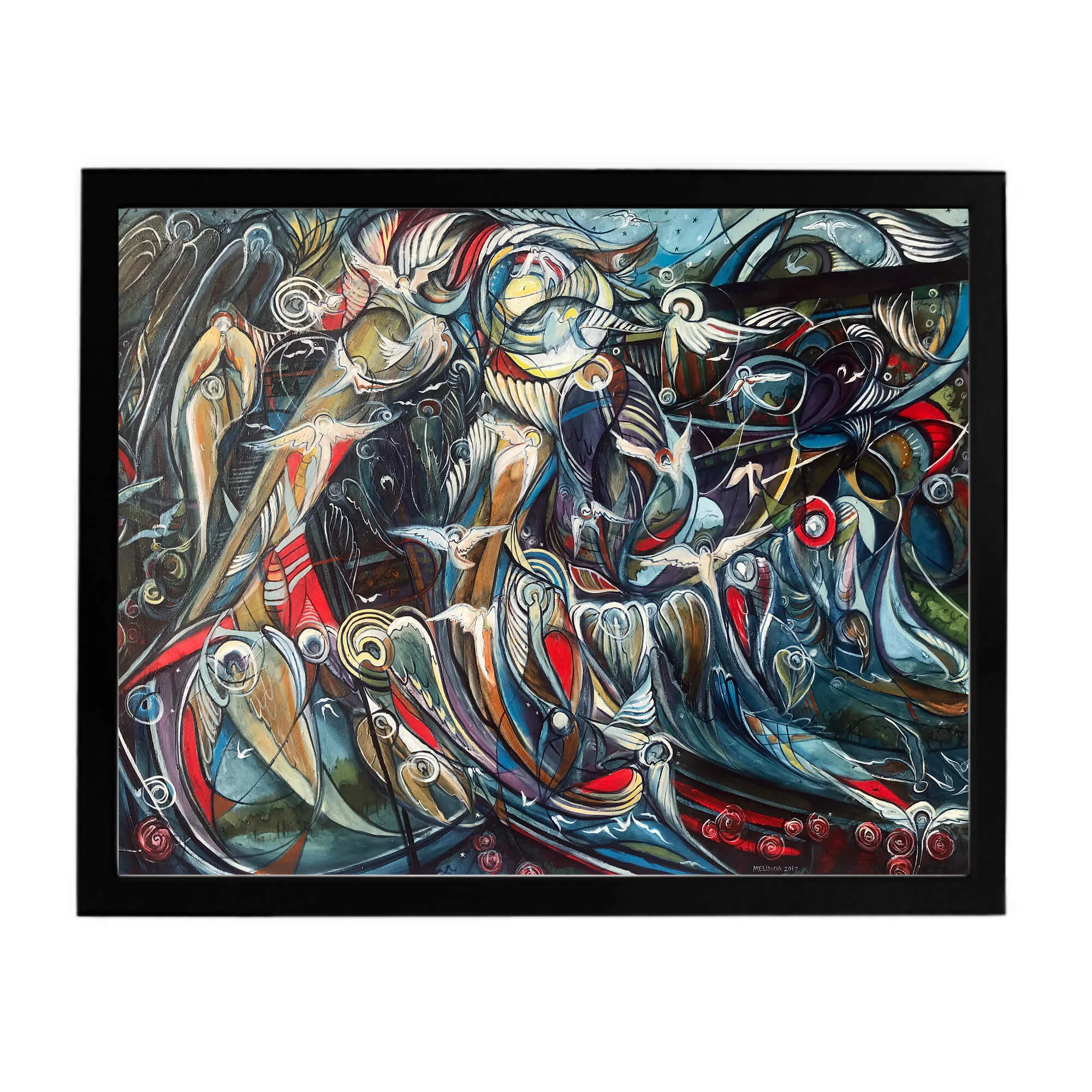 Black gallery frame