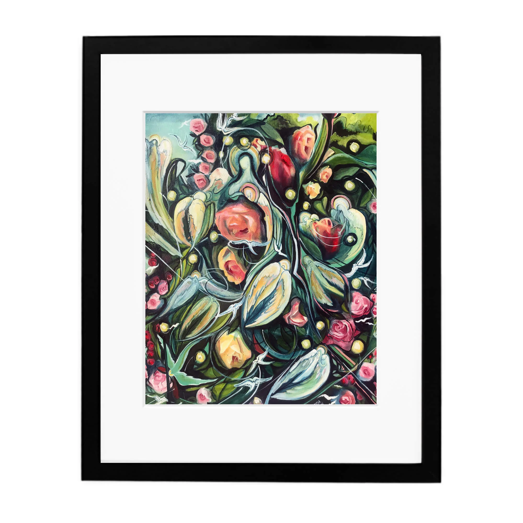 Black gallery frame/mat