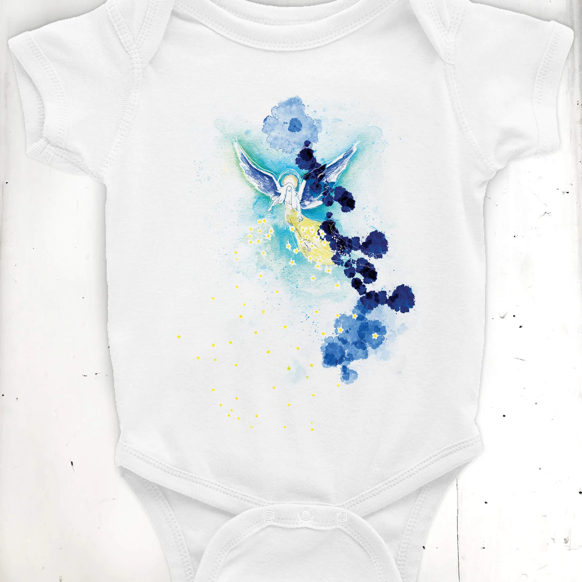 'Stardust' angel onesie