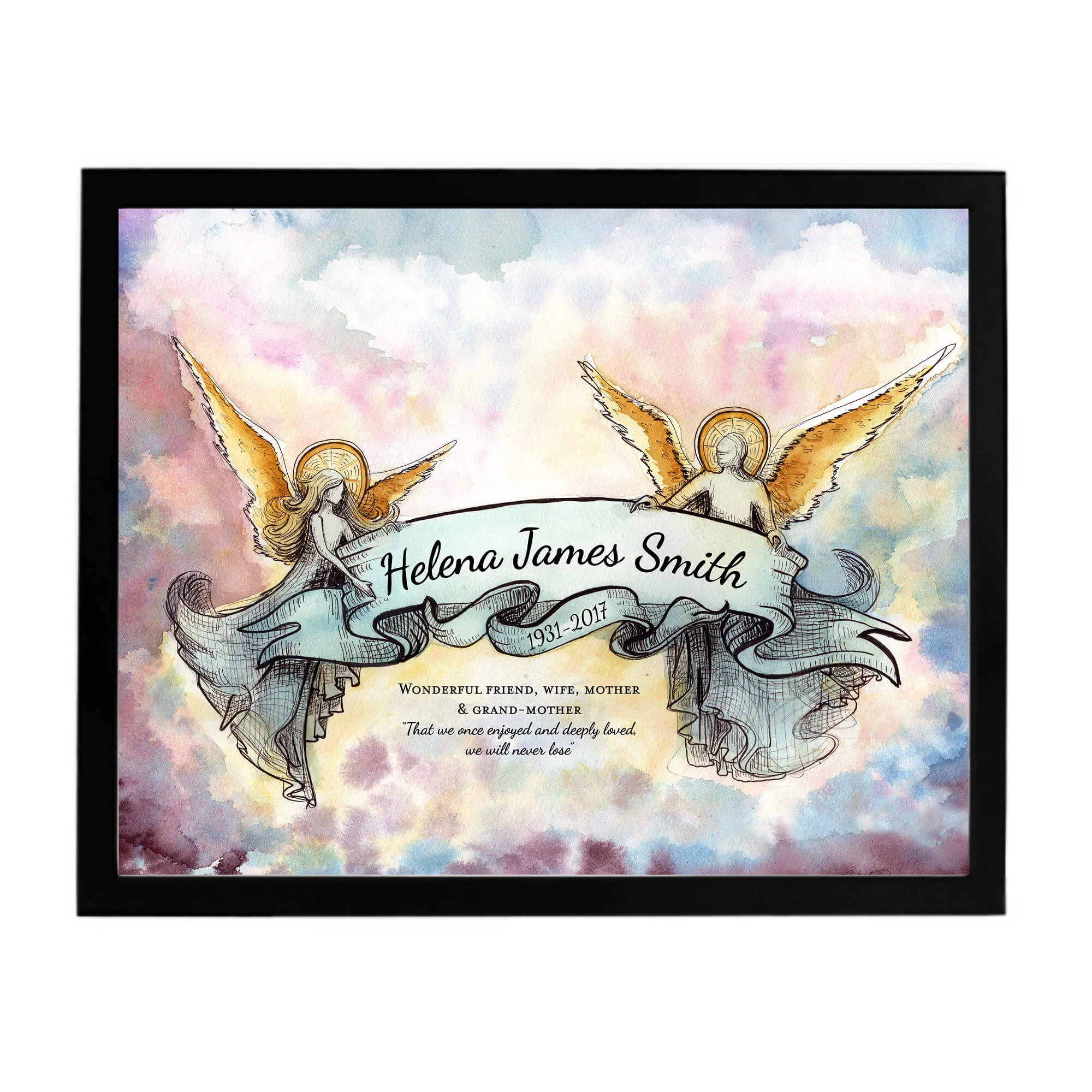 Black gallery frame