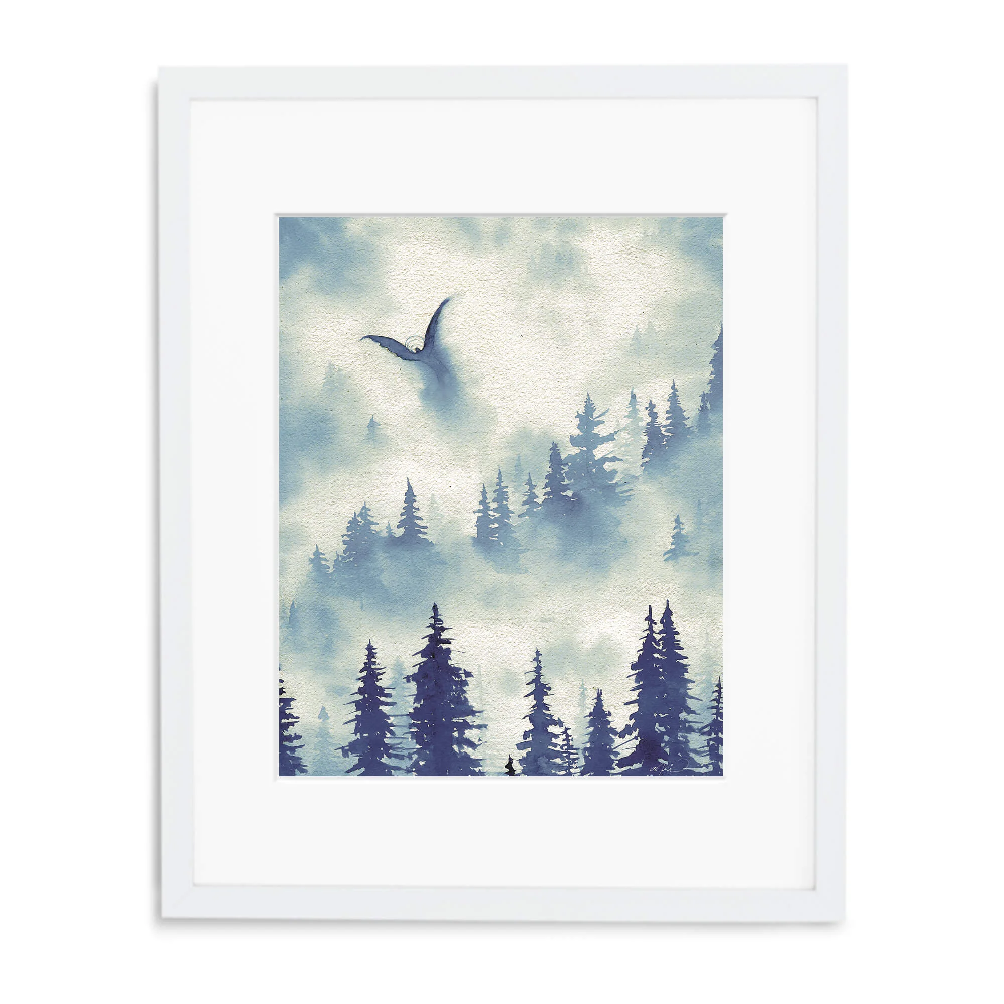 White gallery frame/mat