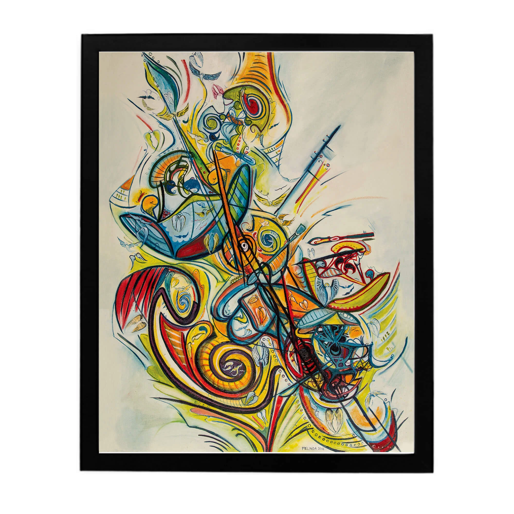 Black gallery frame