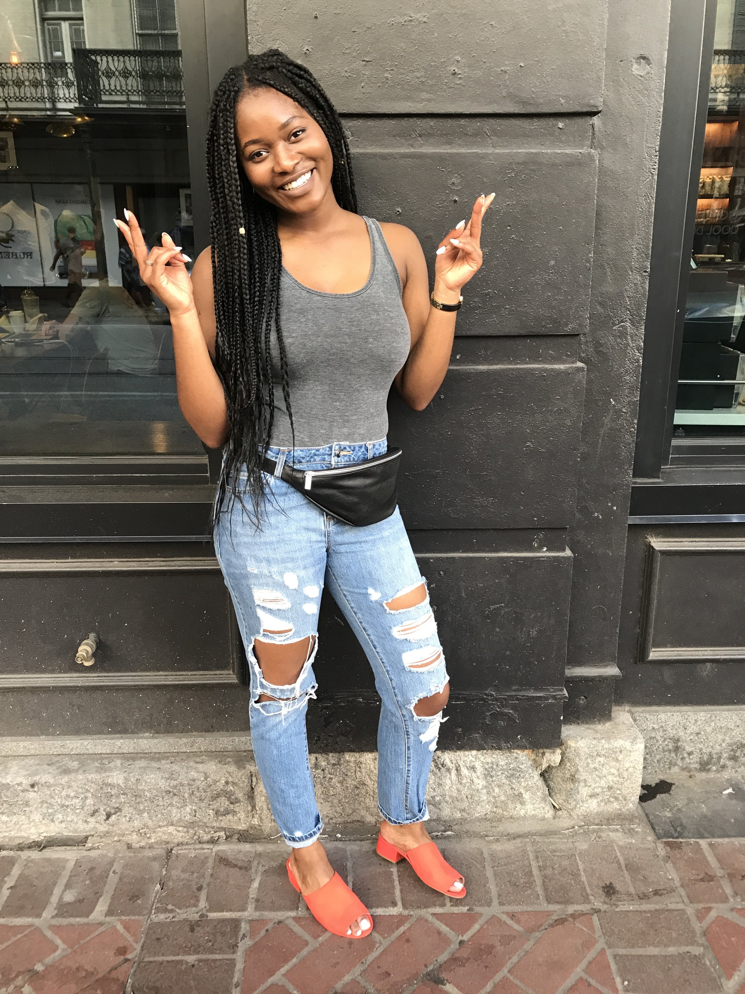 Bodysuit: Forever Jeans : Forever Mules: DSW Watch: Anne Klein