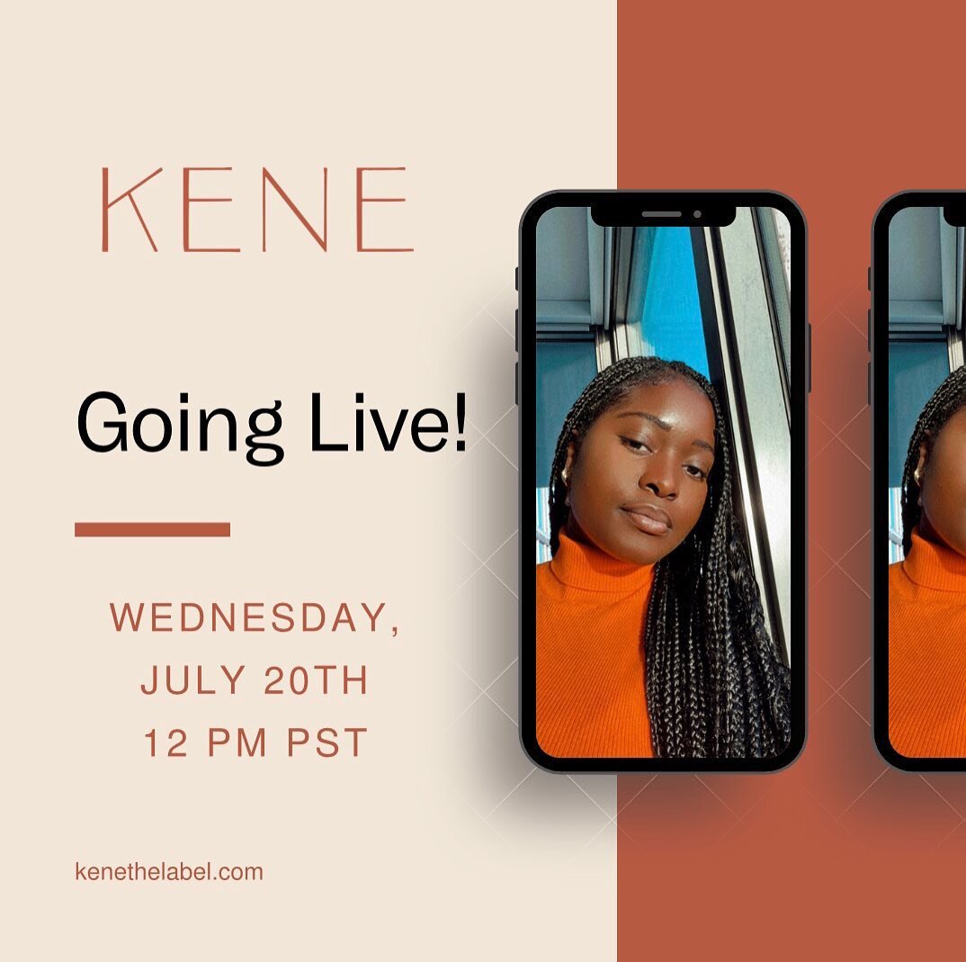 Going live tomorrow on my personal IG at 12 PM PST to talk about @kenethelabel and give a little sneak peek 🙈 Join me! #LadiesLoveKene