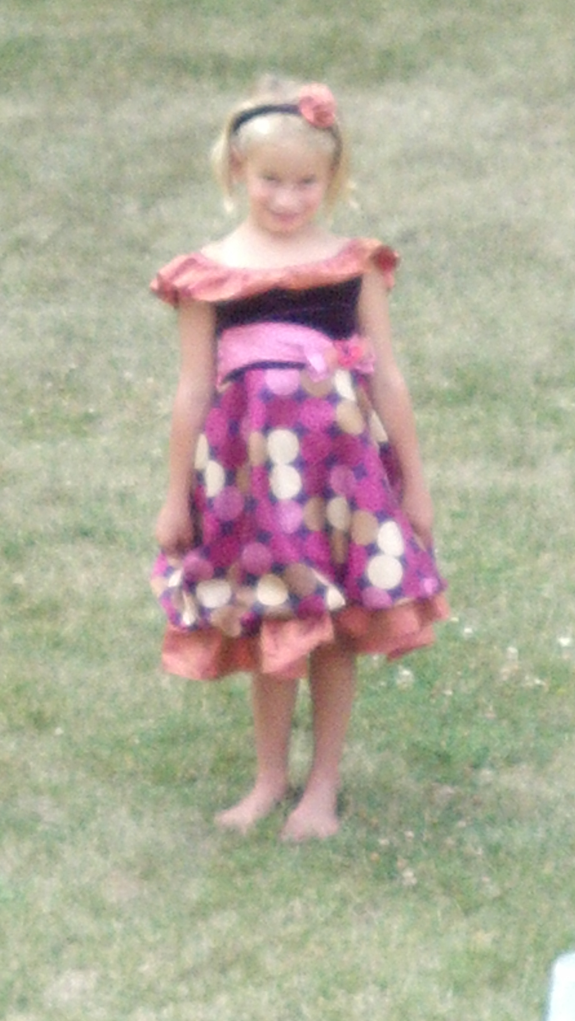 Party Dress sewn for Lizzie