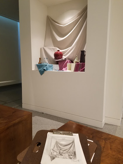 Sketching at the Museum of Fine Arts
