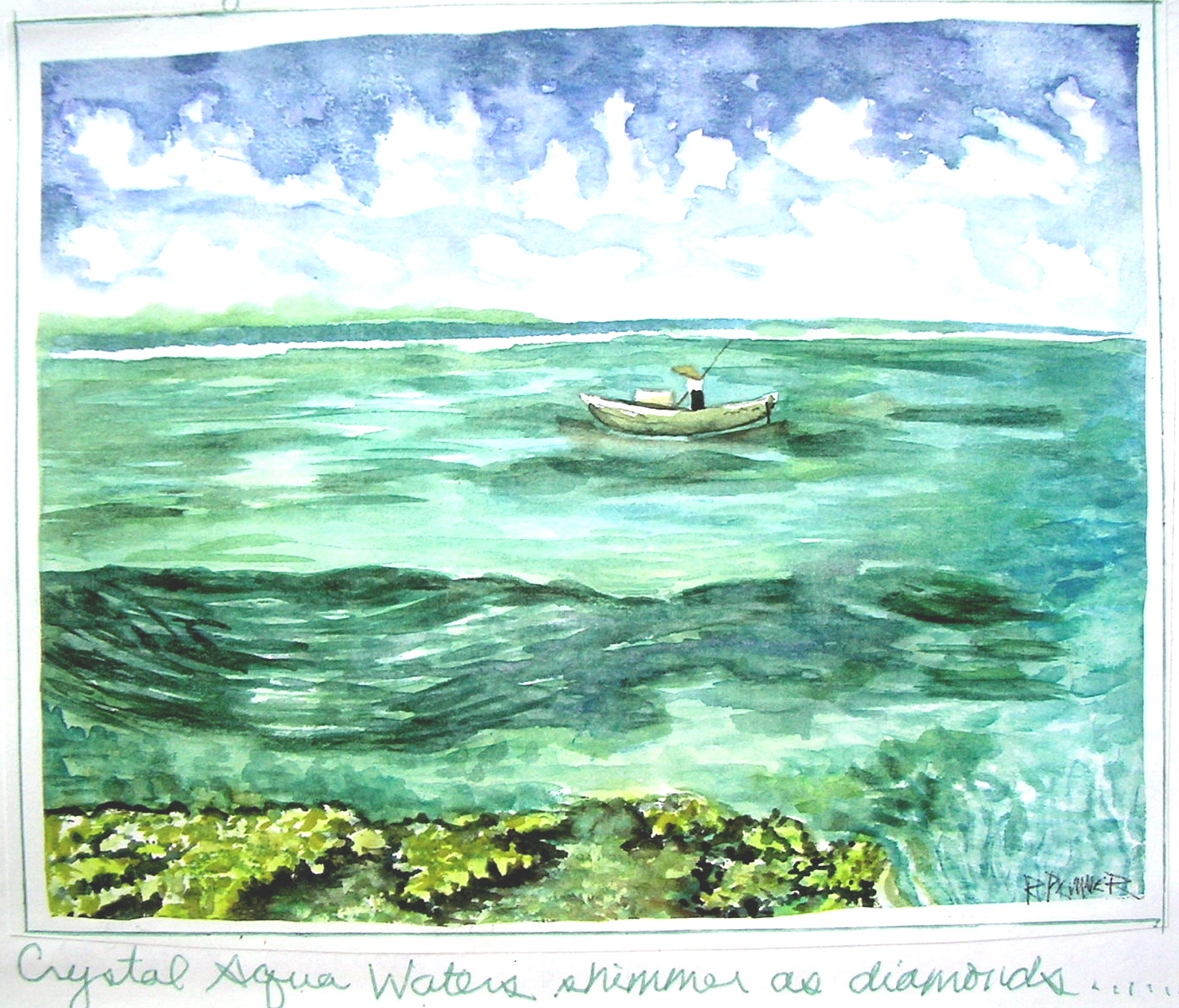 Okinawa watercolor