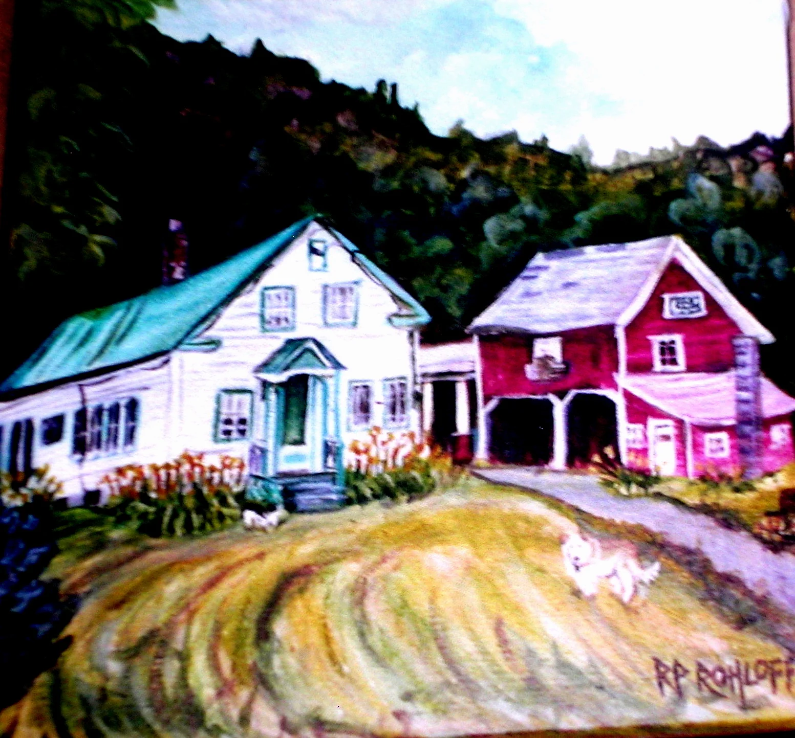 Vermont, on the road to Randolph 2003