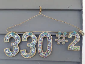 Polymer Clay House numbers