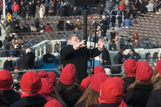 Ian conducting SFGC and SFBC at Barack Obama’s 2009 inauguration.