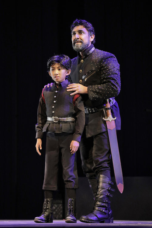 Erin Enriquez performs the role of Yniold with West Edge Opera.