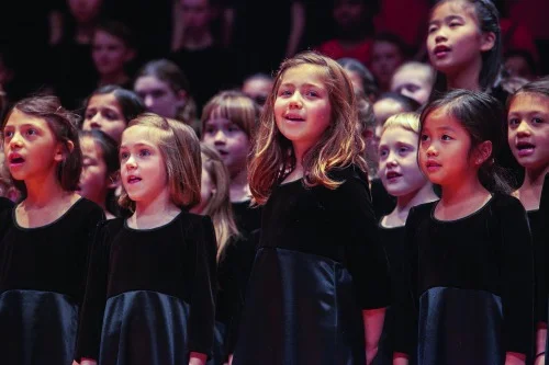 Training Chorus performs at Davies Symphony Hall.