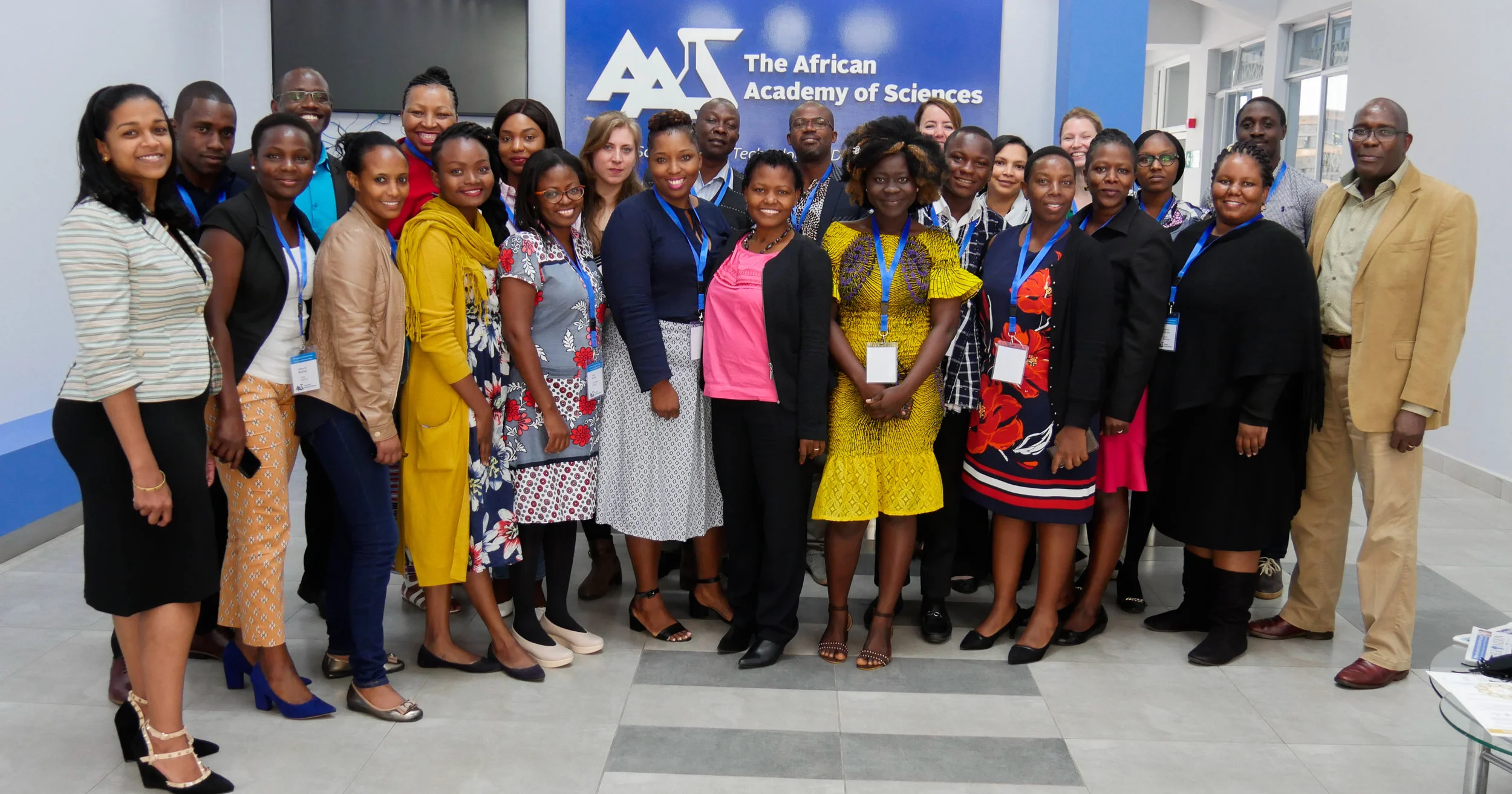 AESA Director, Dr Tom Kariuki (right) and attendees of the CPE workshop