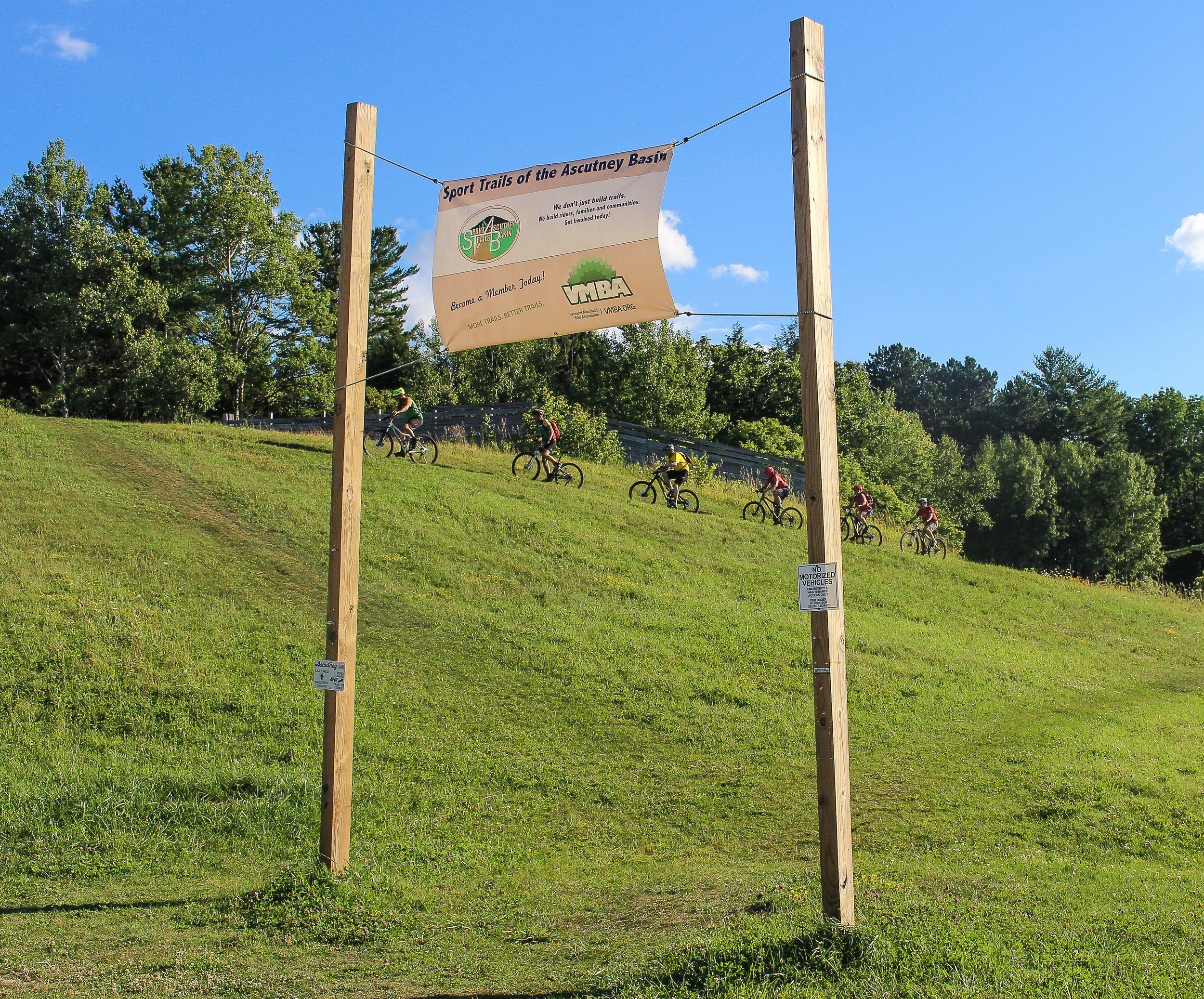 Signage and Riders. Ascutney Trails Sign.jpg