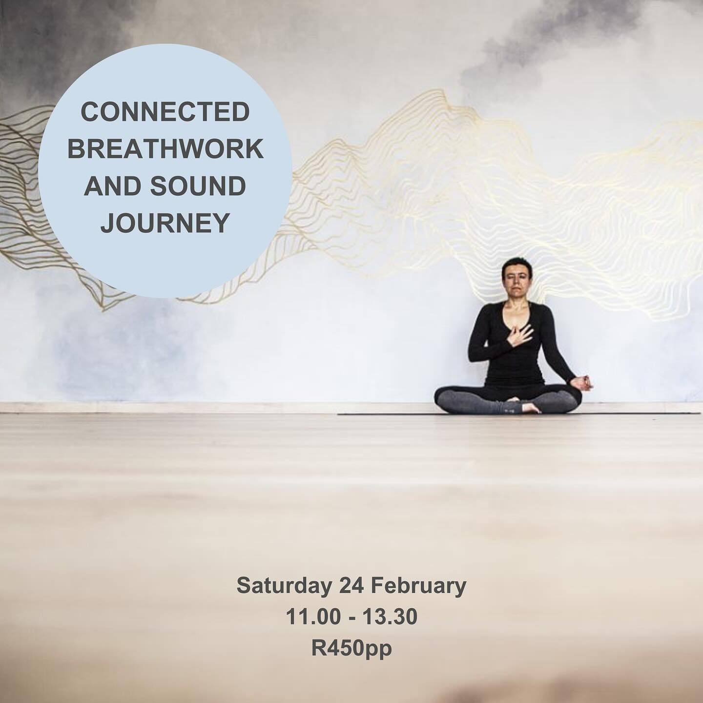 Join us for a wonderful joint event of Conscious Connected Breathwork with Karoline @breathewithkaroline and Soundbath meditation with Vanessa @yogaandhealing.with.vanessa 

A blissful 2,5 hour transformational journey of using the breath to connect 