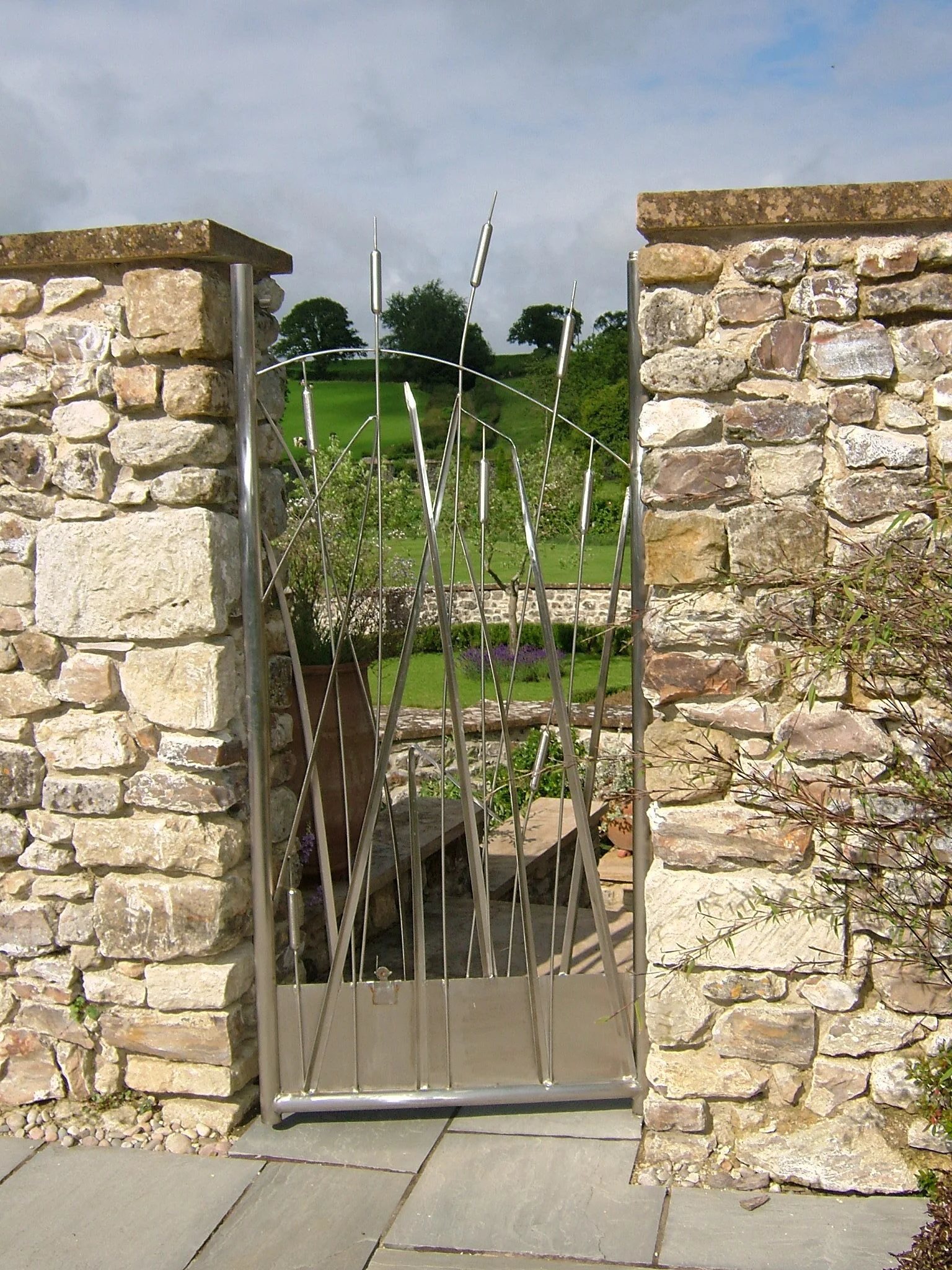 stainles steel gate-chard-somerset.JPG