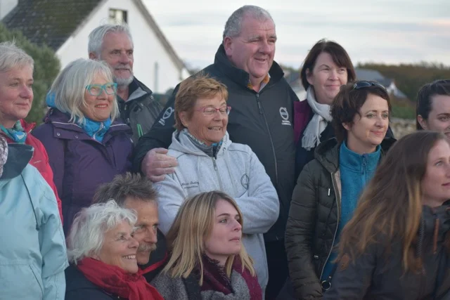 Crowds enjoying Twilight Parade