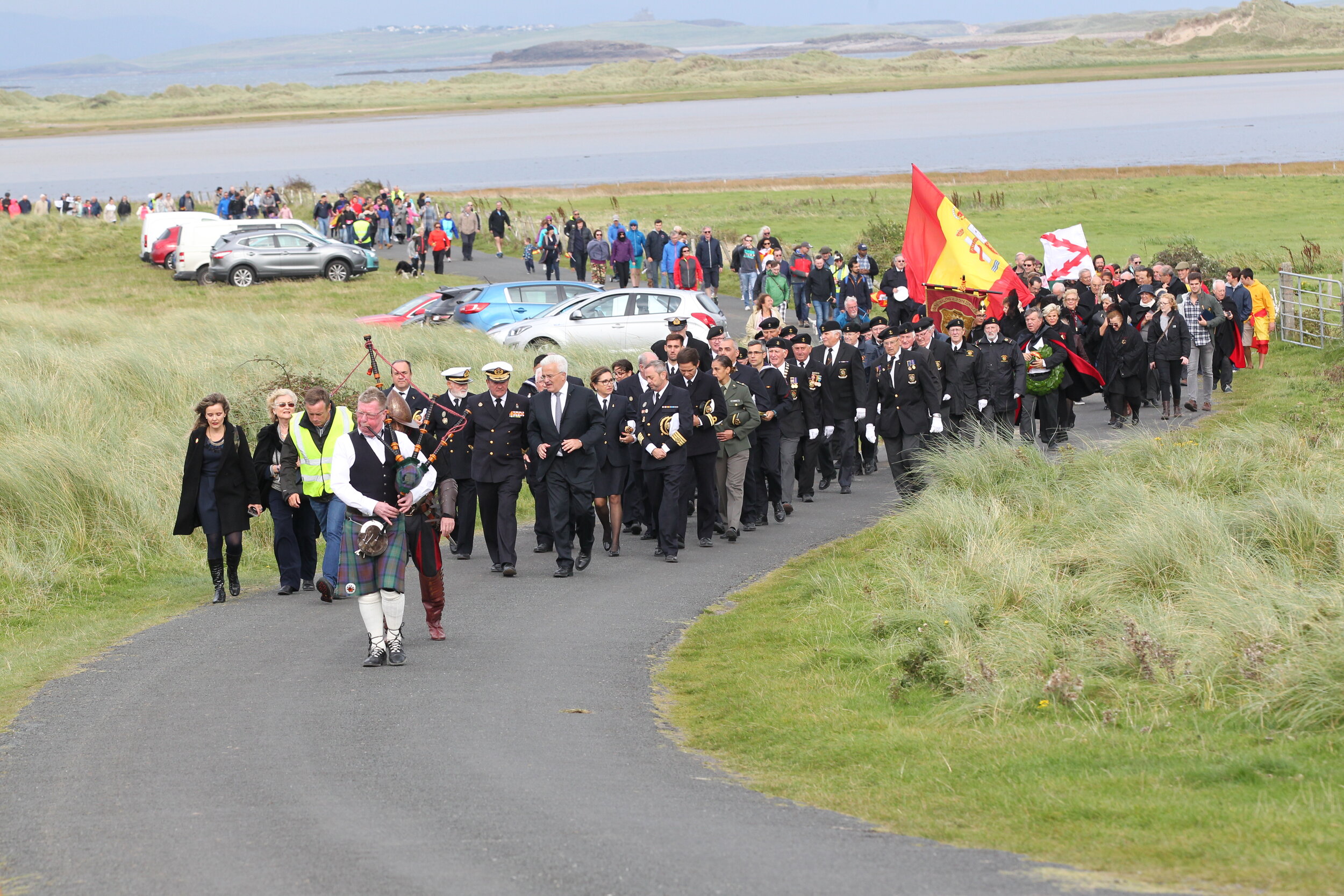 The Remembering the Armada Parade at Streedagh Beach - photo Charlie Brady