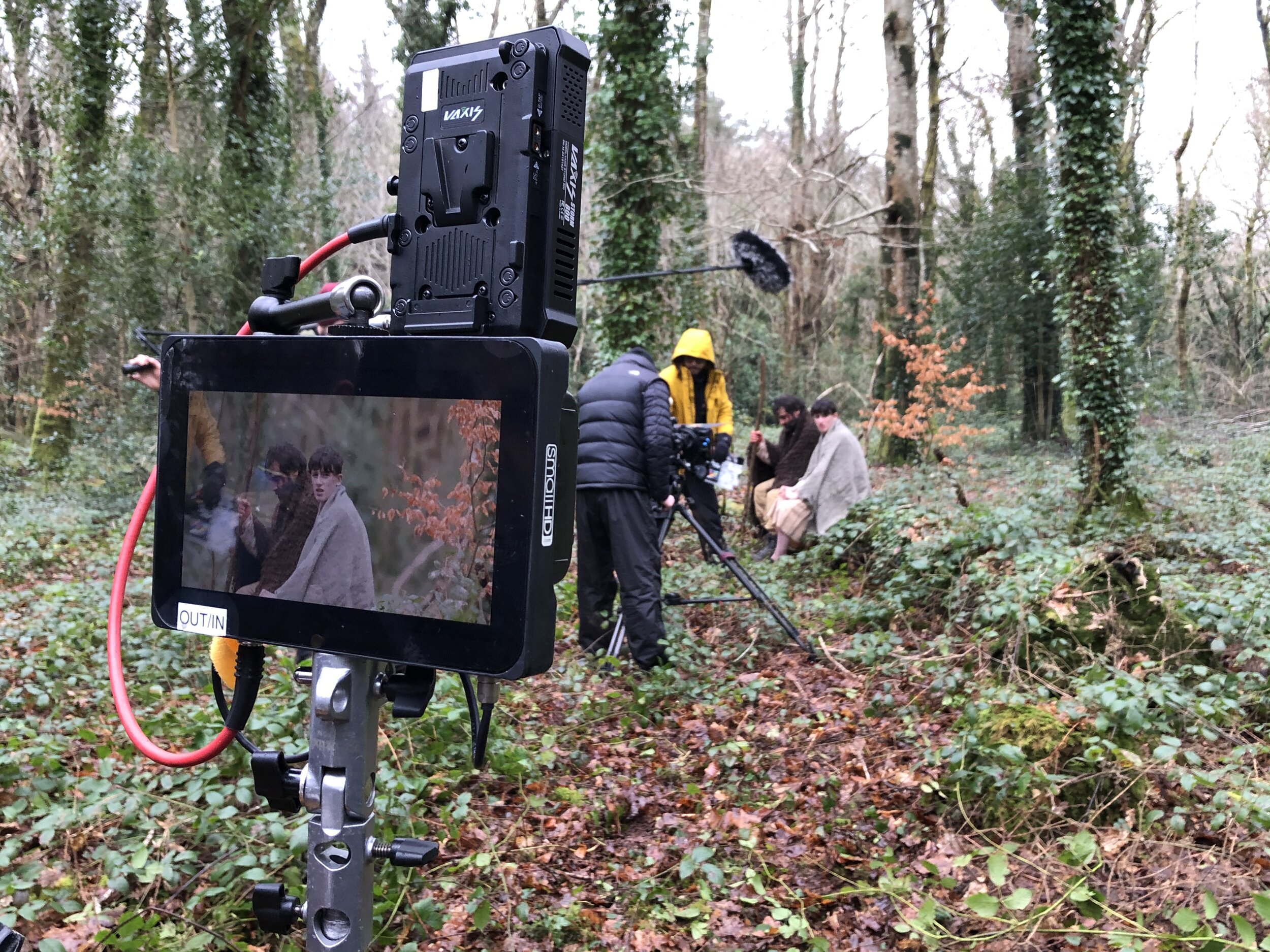 Filming a scene at Hazelwood Forest - Spanish Armada Ireland