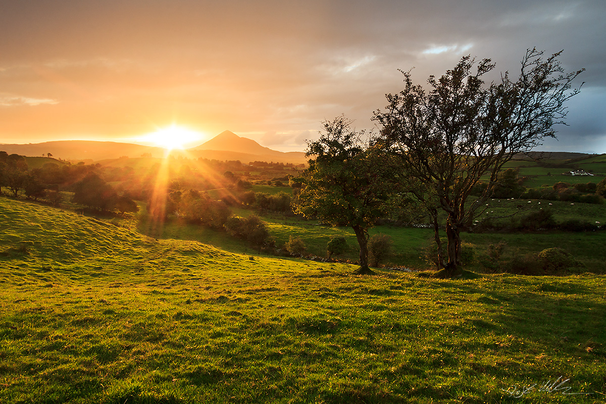 Croagh Patrick from Aughagower, Westport, Co. Mayo
