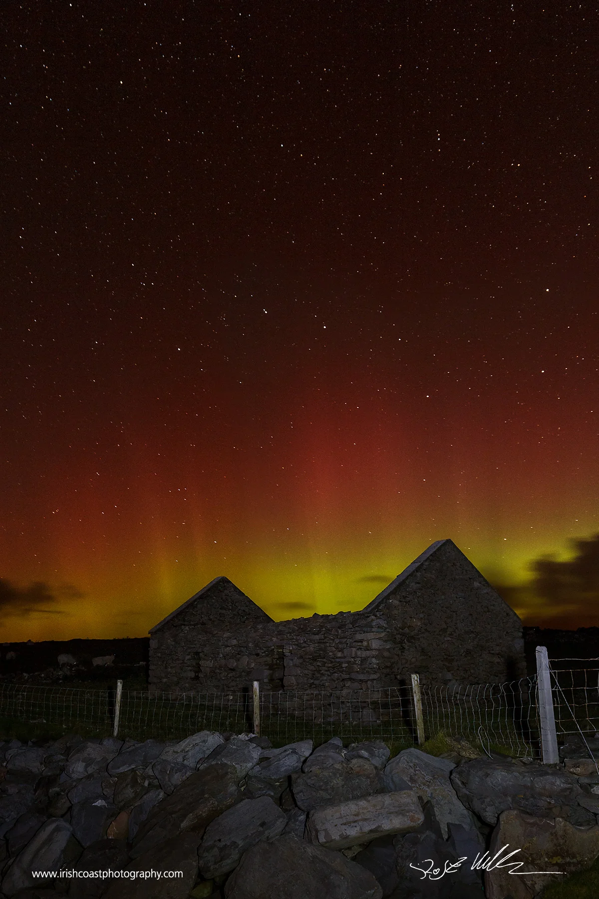 Aurora over Devlin, Co. Mayo