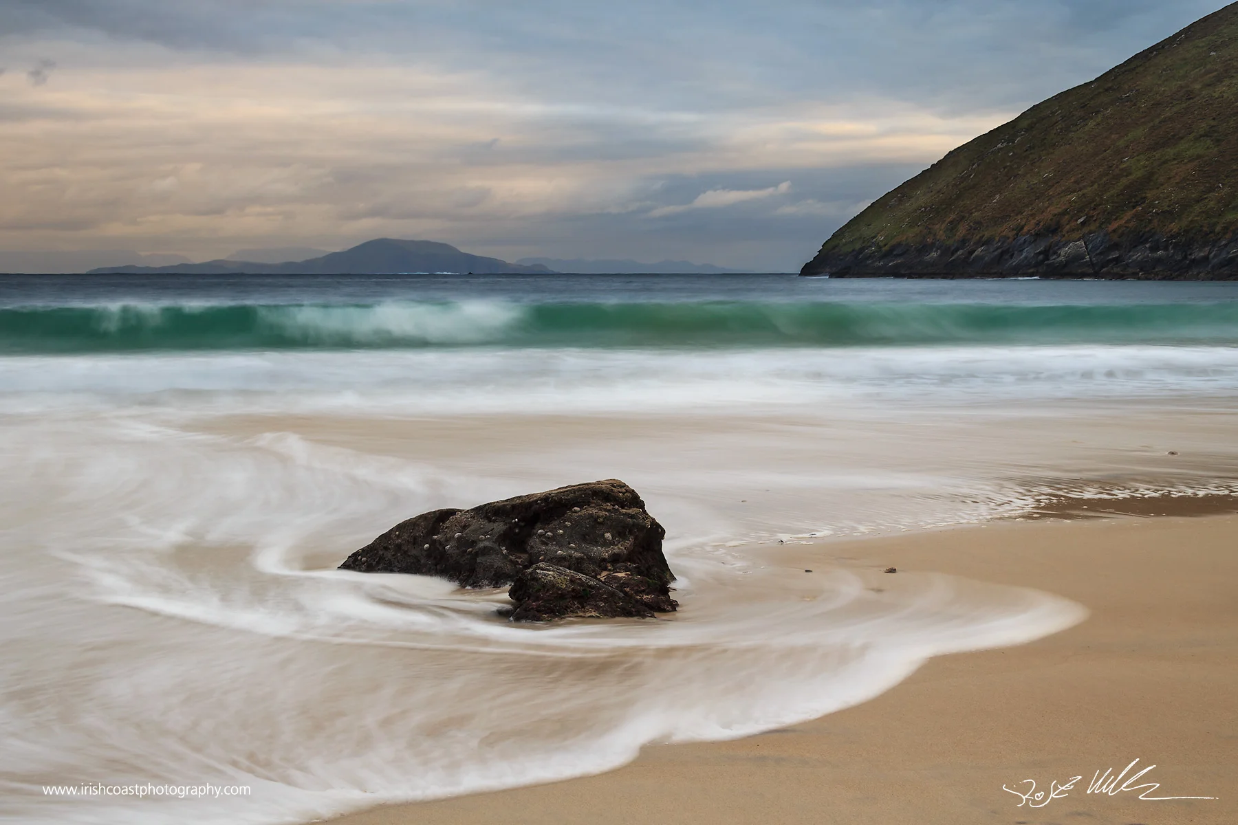 Big swell at Keem Strand, Achill, Co. Mayo