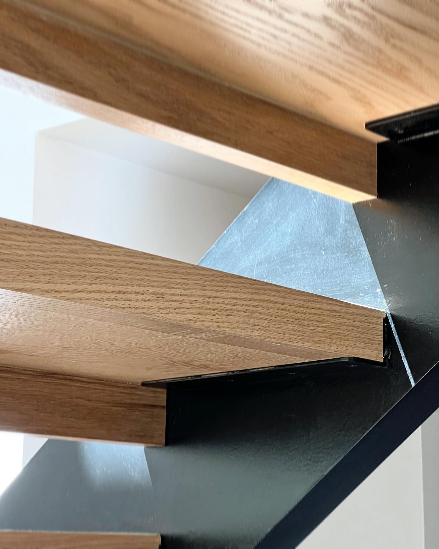 Stair tread detail on a recent project. #architecture #stairs #design