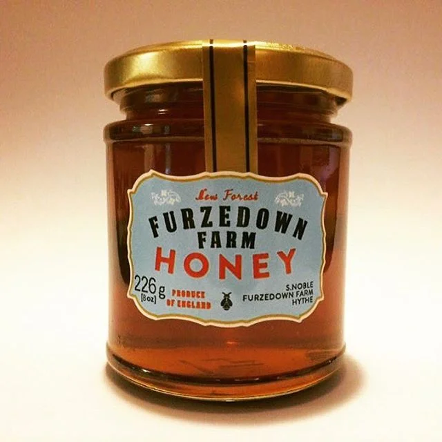 A Jar of Furzedown Farm Honey, the product of thousands of miles flown by the bee.