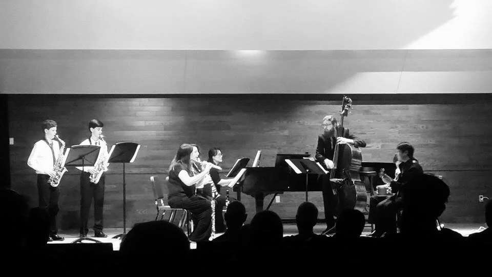 Nazareth College (October, 2017) Side by Side Performance featuring Jonah Kulick and Luca Albano, saxophones, from Twelve Corners Middle School