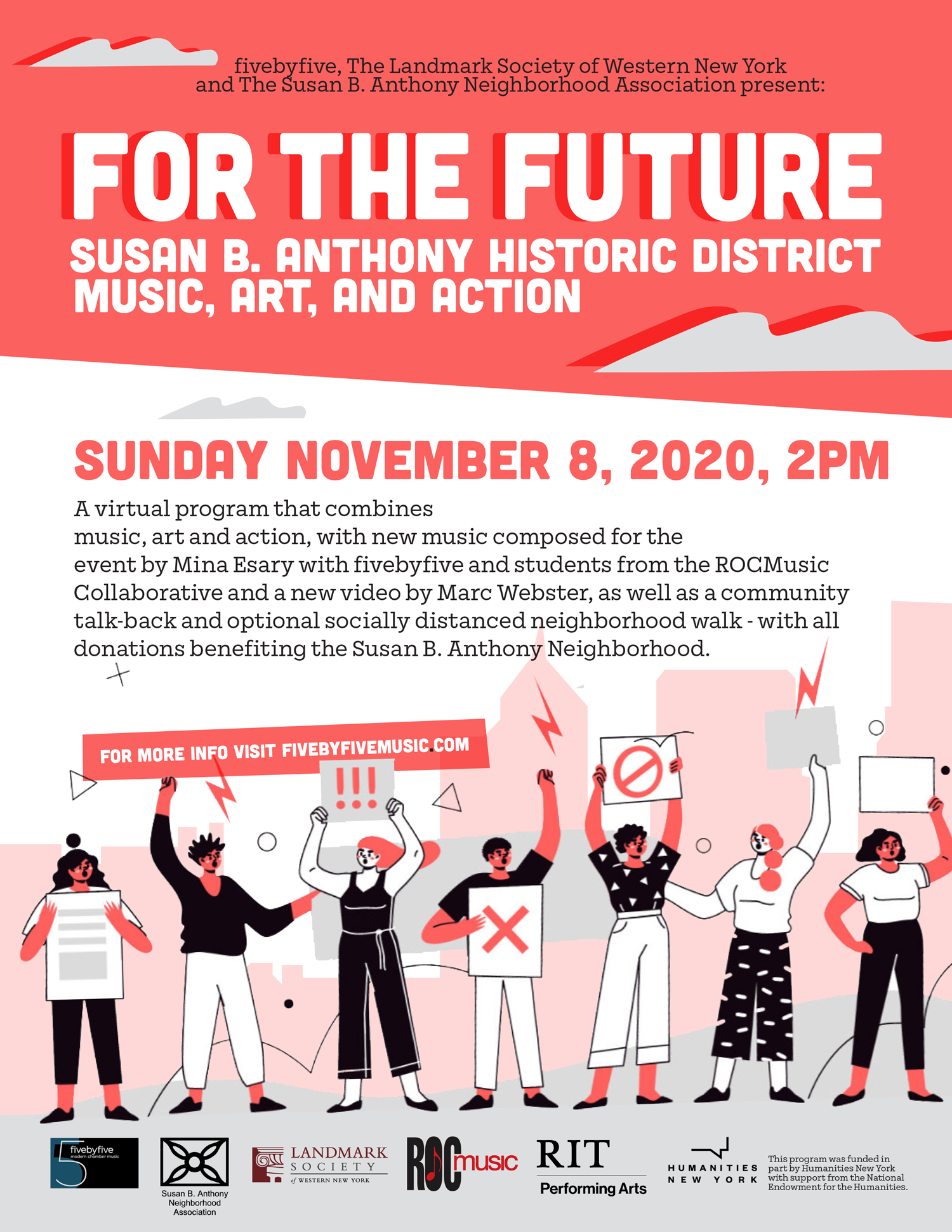  For the Future: The Susan B. Anthony Historic District (music, art and action)