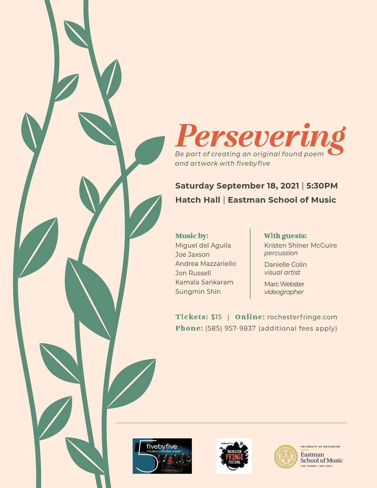 Persevering (at Rochester Fringe Festival)