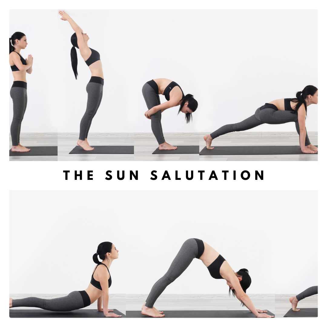Sun salutations basic yoga workout | MiNDFOOD