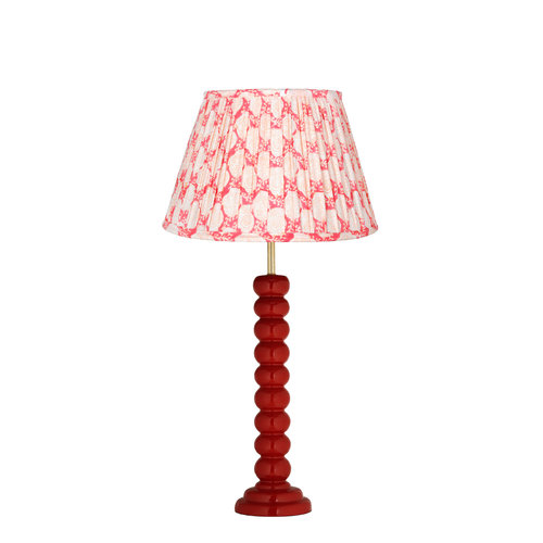Tall Bobbin Cardinal Red Lamp Base Hill May Tall Bobbin Cardinal Red Lamp Base, Tall Red Lamp