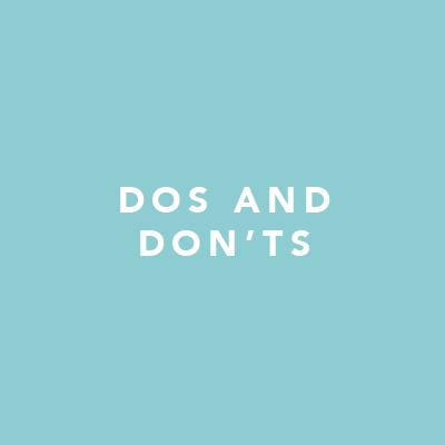 PITCHING DOS AND DON'TS