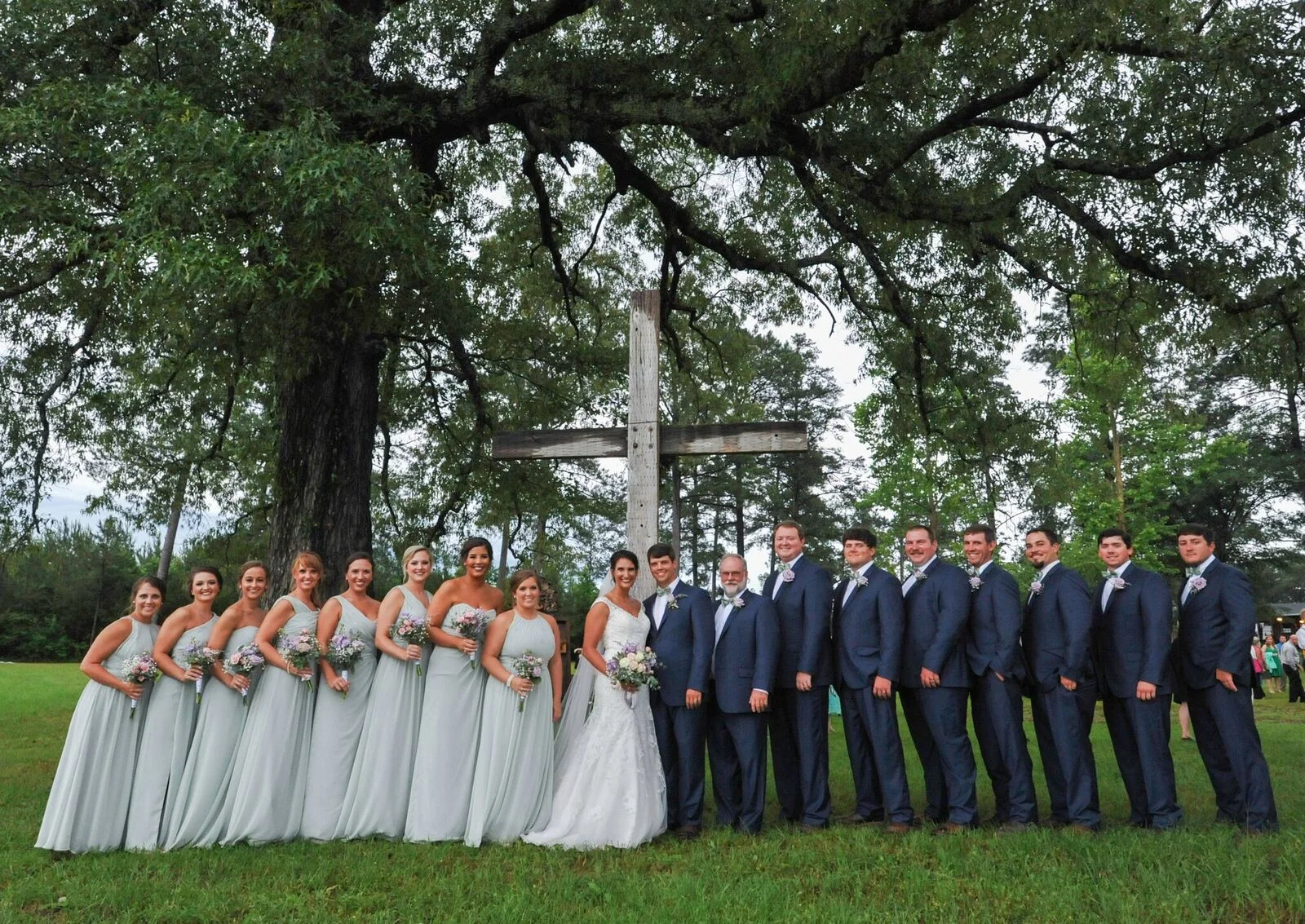 Wedding Party Under Tree.jpg