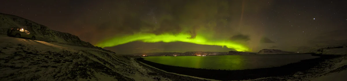 The Aurora Borealis or the Northern Lights, Iceland Available as a print