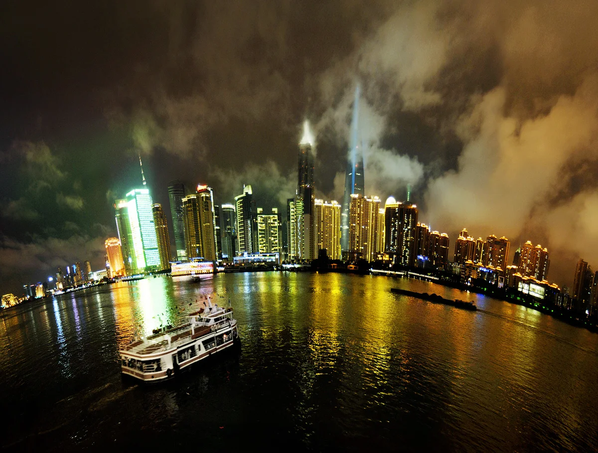 On the Huangpu River, China