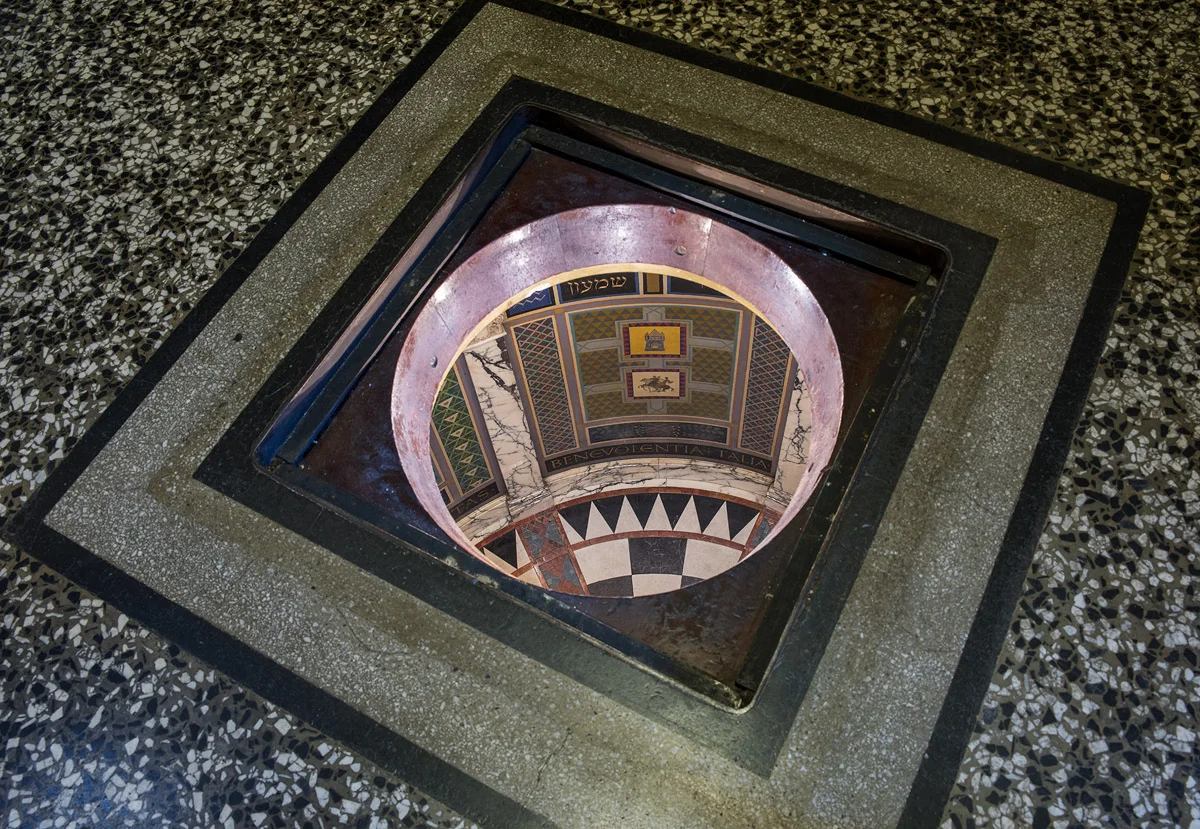 Crypt beneath the floor