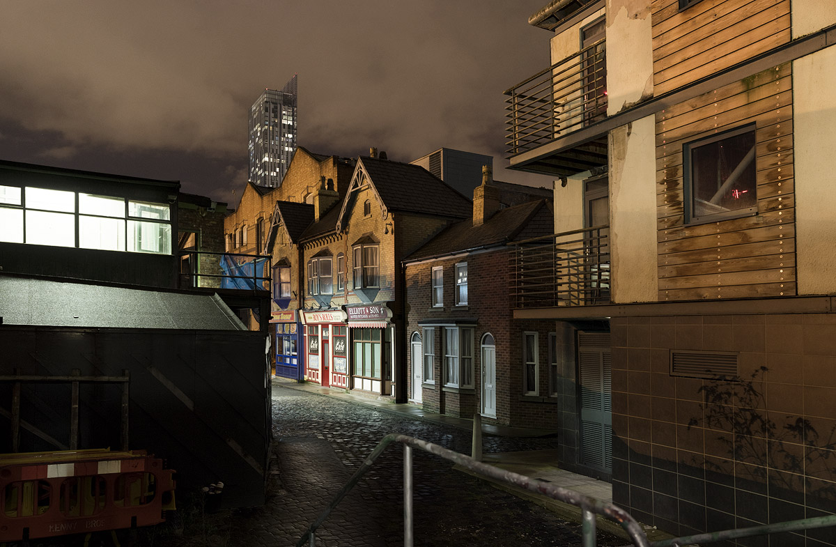 The edge of Coronation Street