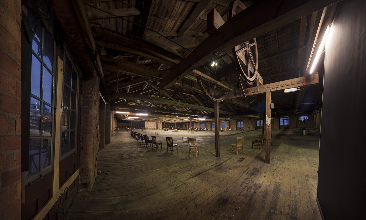Top floor in the Bonded Warehouse