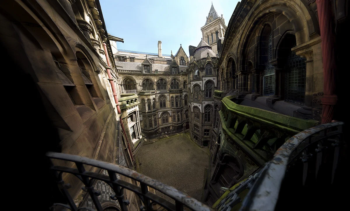 Manchester Town Hall Courtyard