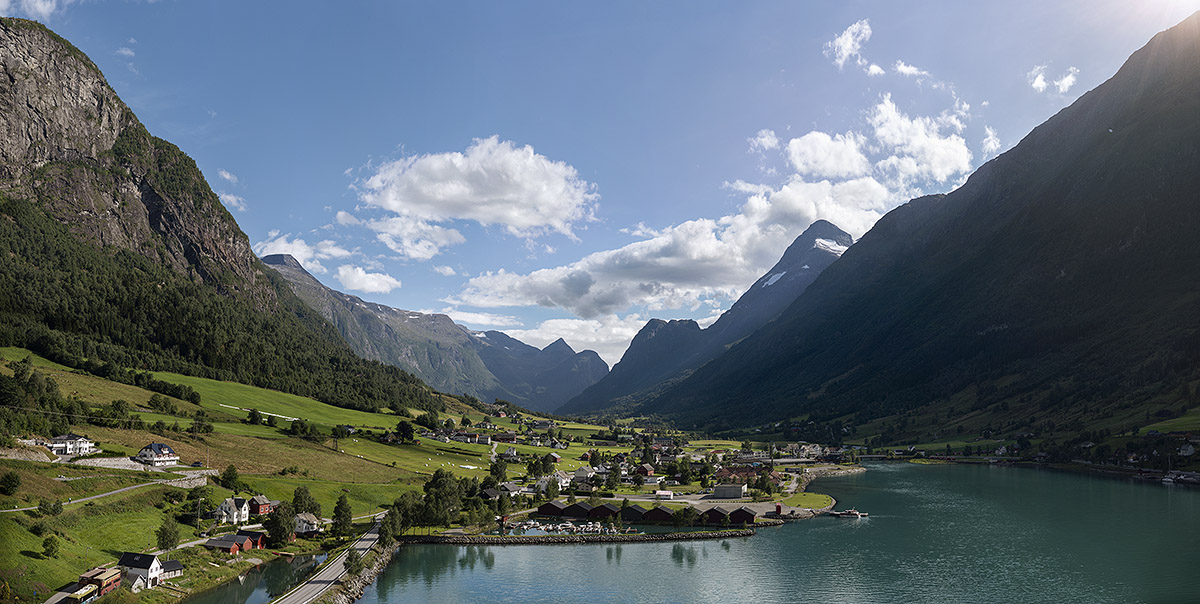 Olden on the Nordfjorden, Norway
