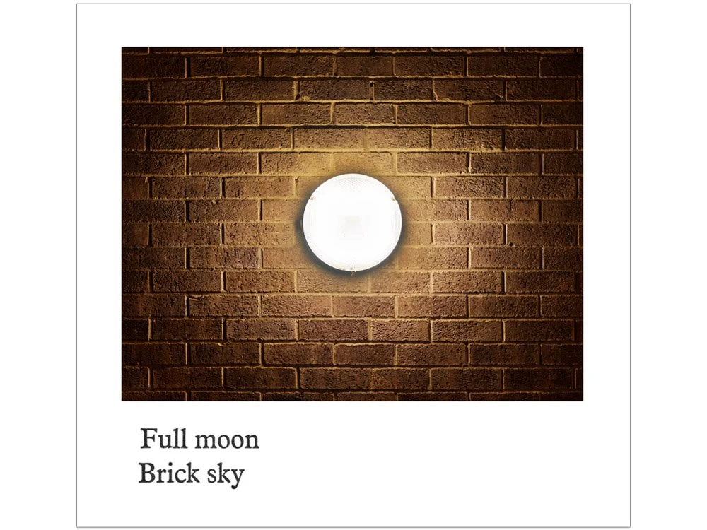 Full moon Brick sky