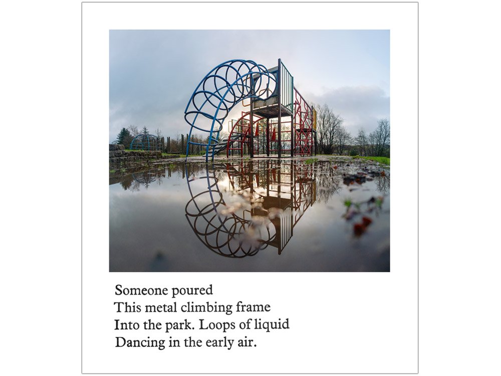 This metal climbing frame