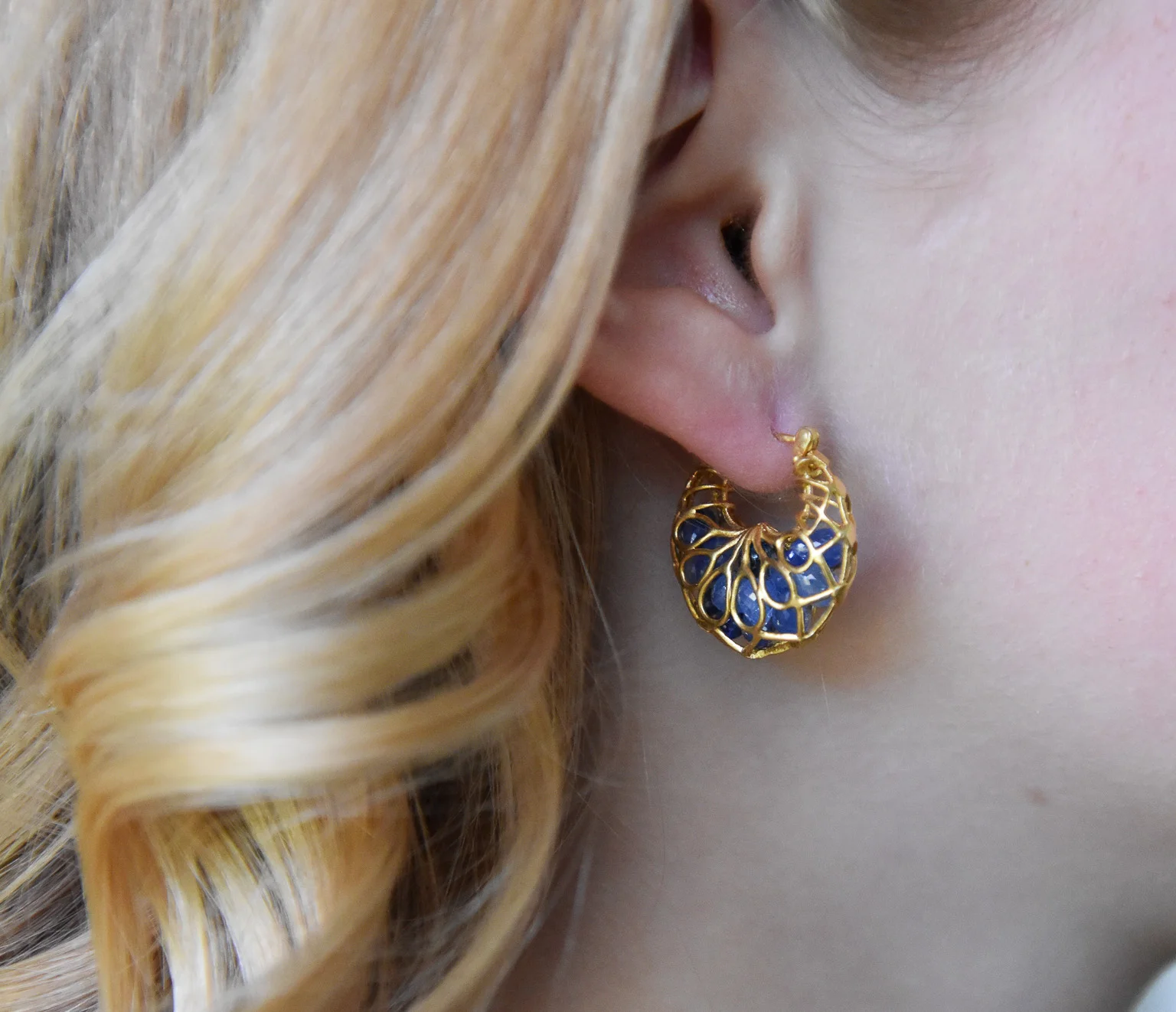 Blue Sapphire Shaker Hoops (1 of 1).jpg