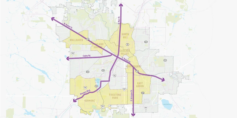 Akron TOD Feasibility Study — MKSK | Landscape Architecture, Urban ...