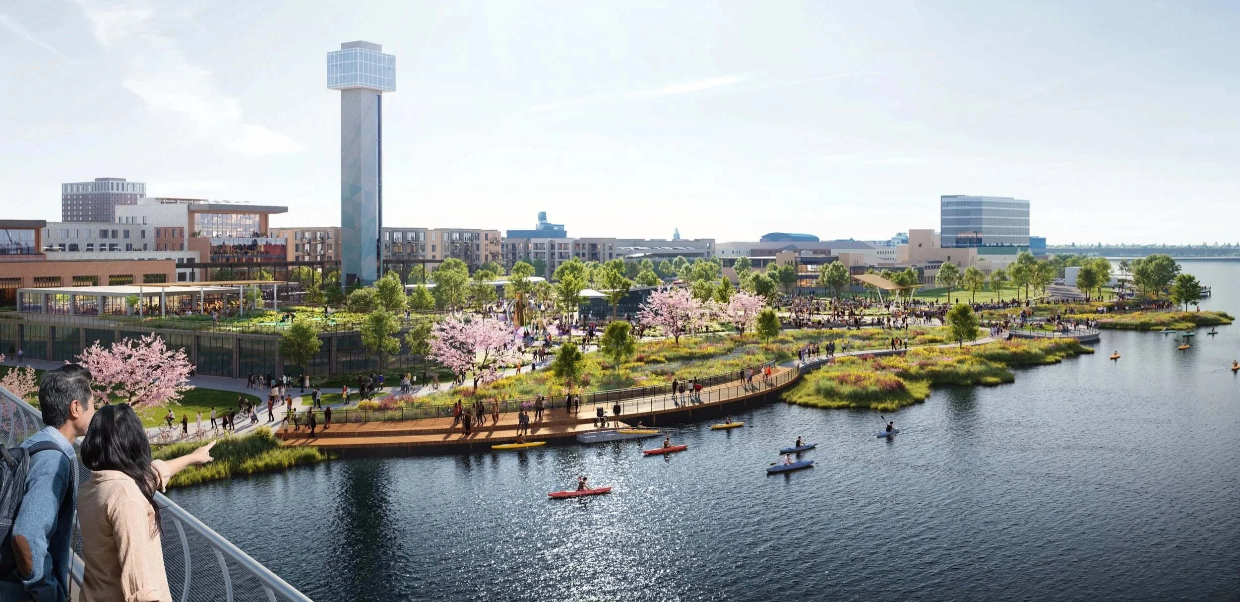 Moline River Front + Centre Plan