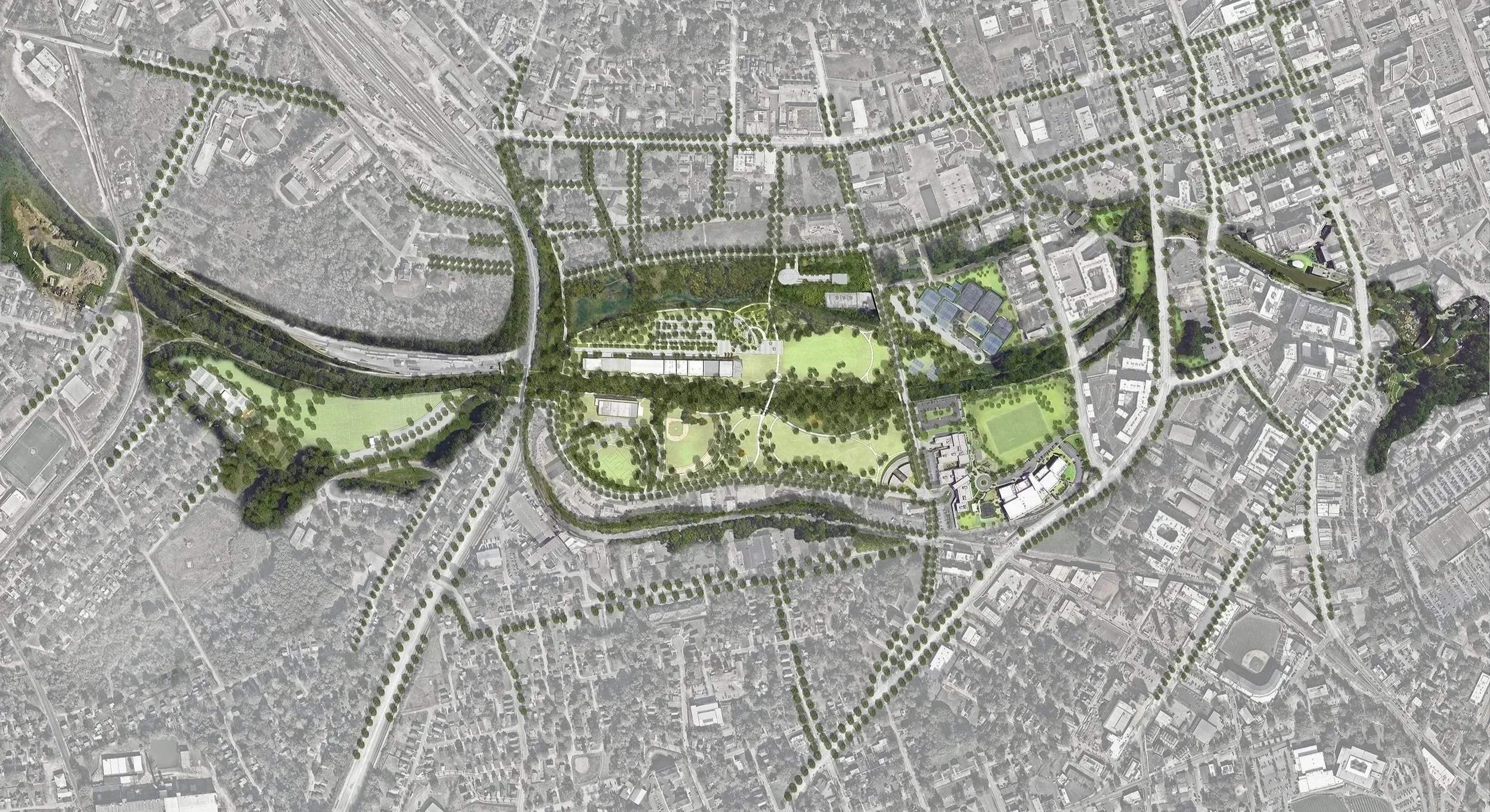 Reedy River Redevelopment Area and Unity Park