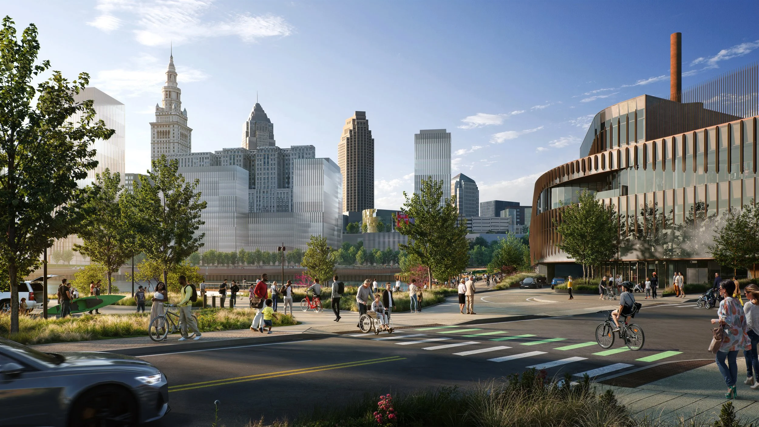 Cleveland Cuyahoga Riverfront 
