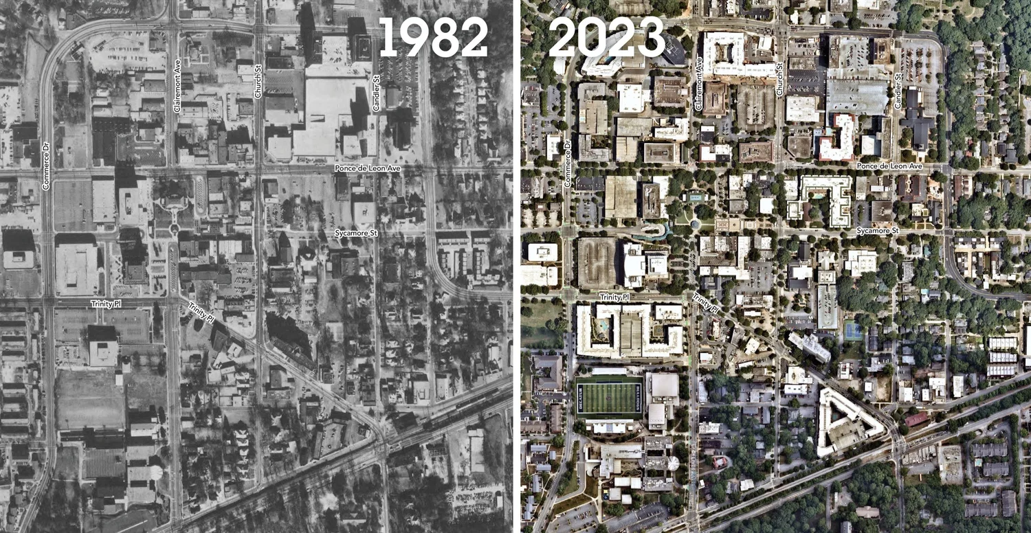 Decatur Ga Suburbs 40 Years on, Decatur, Georgia, Takes a Fresh Look at Downtown — MKSK ...